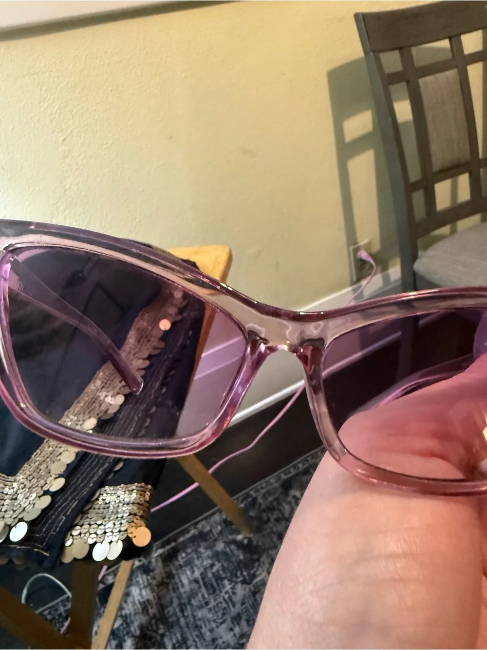 Purple Cat-Eye Sunglasses - Unbranded